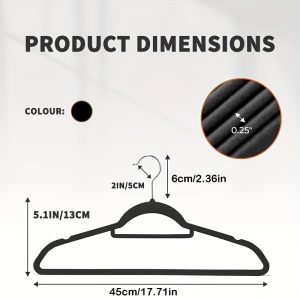 10/20/50 Pack Premium Velvet Hangers, Non-Slip Flocked Felt Hangers, Sturdy Clothes Hangers with 360° Rotatable Hook, Heavy Duty Coat Hanger, Durable Slim Hanger for Closet Space Saving