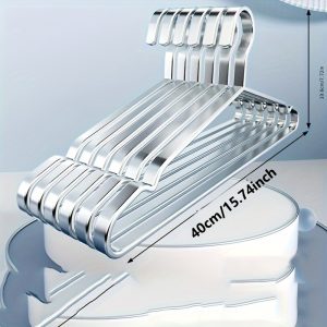 5pcs 304 Stainless Steel Clothes Hangers, No-Mark Home Clothes Hangers, Thickened Clothes Hangers for Drying, Suitable for Dormitories, Bedrooms, and Homes